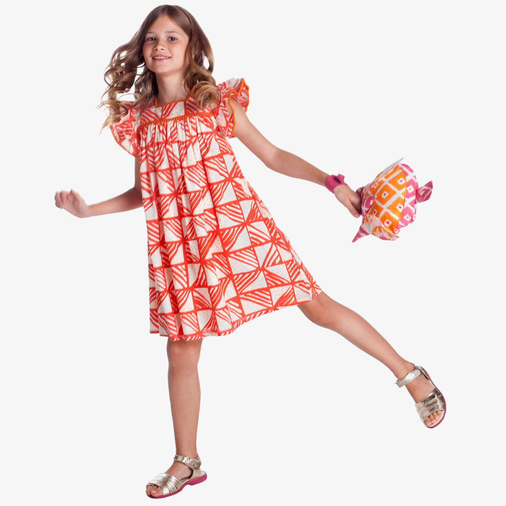 MASALABABY ‘Zuri’ Paisley Print Cotton Dress – Rogério Passos ...